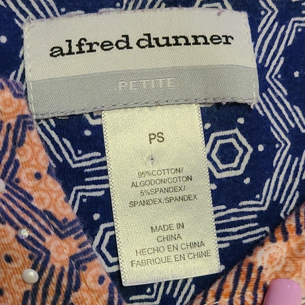 Alfred Dunner patterned top - Picture 8 of 8